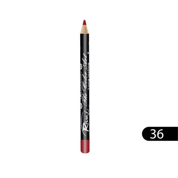 Rivaj UK Lip & Eye Pencil - Shade 36 - Long-Lasting & Smudge-Proof