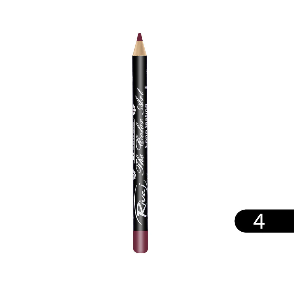 Rivaj UK Lip & Eye Pencil Shade 04 - Long Lasting Makeup