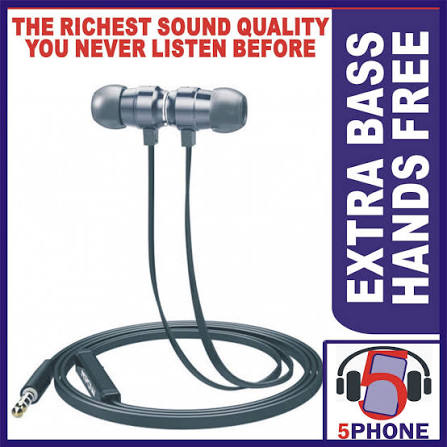 Samzo Stereo Extra Bass Handsfree - High Quality Wired Earphones