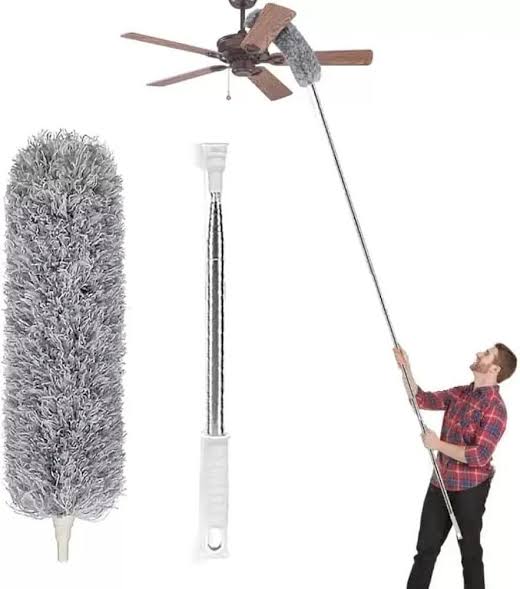Microfiber Extendable Duster with 100-inch Pole | High Ceiling Cleaner Pakistan
