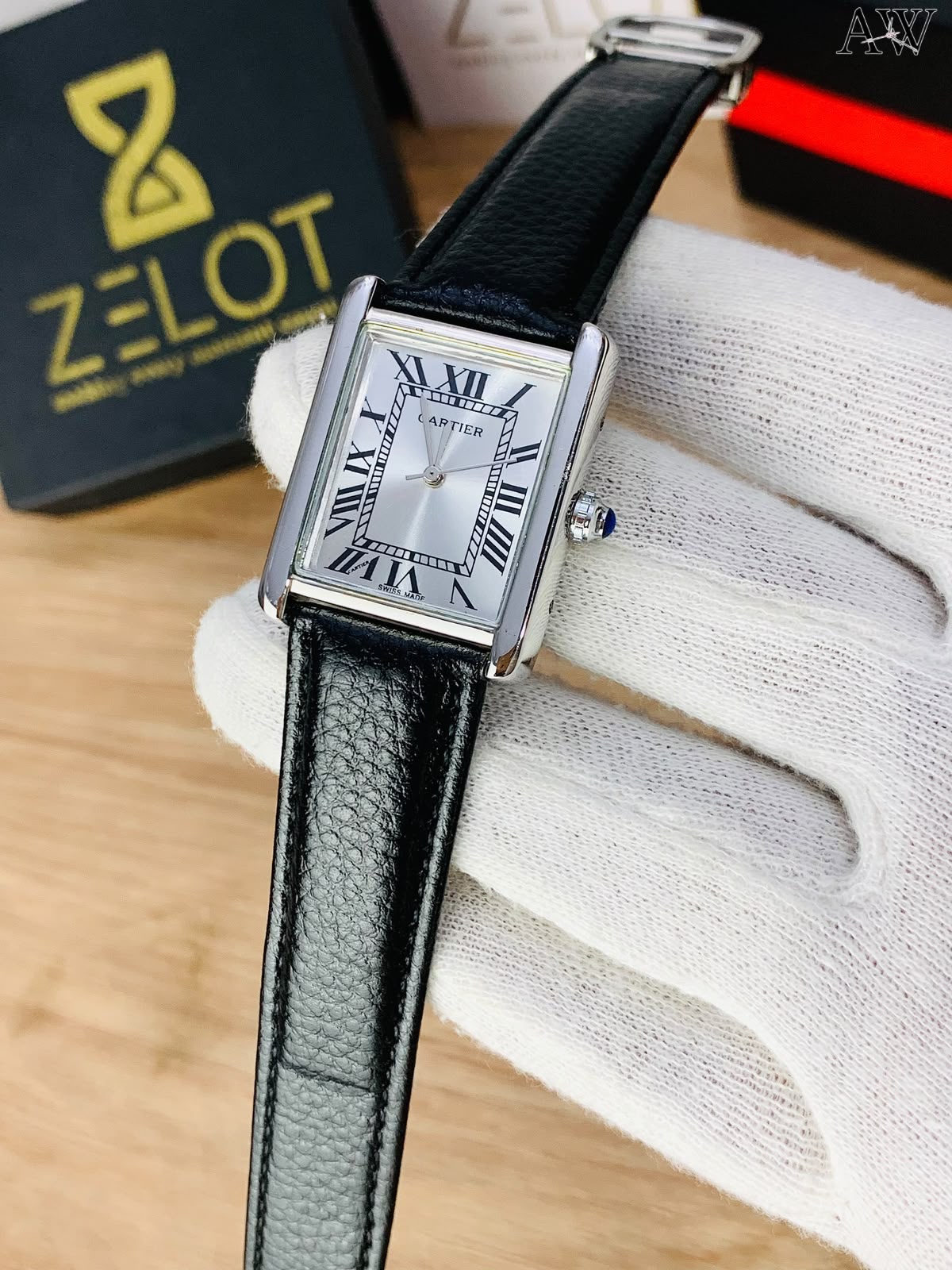 Cartier Tank Model Luxury Watch for Gents - New Colors | Pakistan Offer